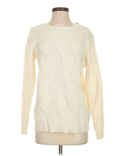 Pre-owned Blair Pullover Sweater In White