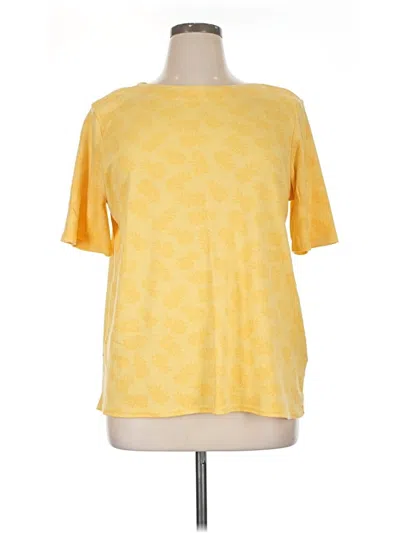 Pre-owned Blair Short Sleeve T-shirt In Yellow