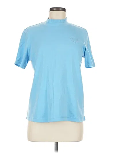 Pre-owned Blair Short Sleeve Turtleneck In Blue