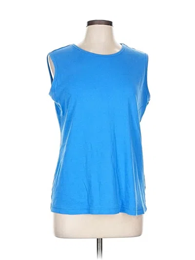 Pre-owned Blair Sleeveless T-shirt In Blue