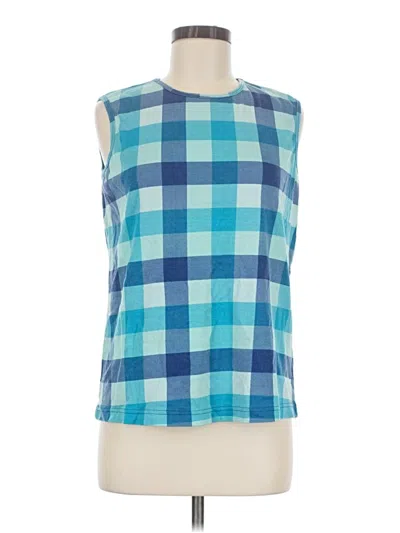Pre-owned Blair Sleeveless T-shirt In Blue