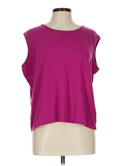 Pre-owned Blair Sleeveless T-shirt In Pink
