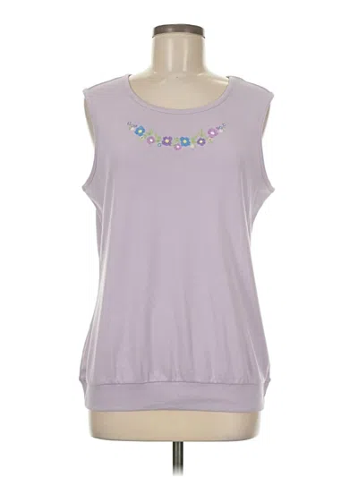 Pre-owned Blair Sleeveless T-shirt In Purple