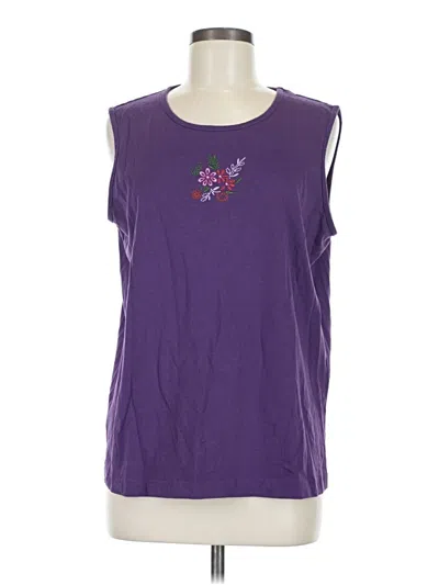 Pre-owned Blair Sleeveless T-shirt In Purple
