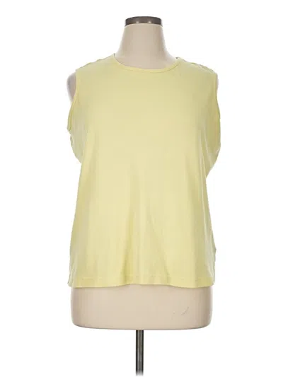 Pre-owned Blair Sleeveless T-shirt In Yellow
