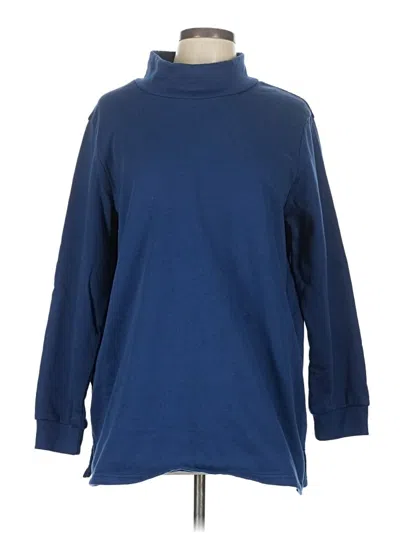 Pre-owned Blair Turtleneck Sweater In Blue