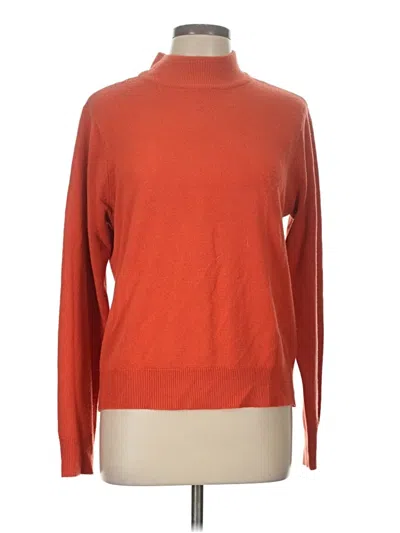 Pre-owned Blair Turtleneck Sweater In Orange