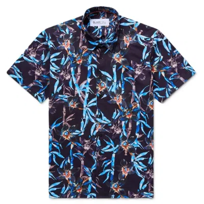 Blake Mill Men's Black Electric Bamboo Short Sleeve Shirt