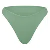 Blake Swimwear Women's Mid Bikini Bottom - Green In Green