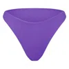 Blake Swimwear Women's Pink / Purple Mid Bikini Bottom - Purple In Pink/purple
