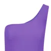 Blake Swimwear Women's Pink / Purple Wave One Shoulder Swimsuit - Purple In Pink/purple