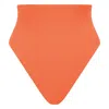 Blake Swimwear Women's Yellow / Orange High Waist Bikini Bottom - Orange In Yellow/orange