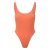 Blake Swimwear Women's Yellow / Orange Scoop Swimsuit - Orange In Yellow/orange