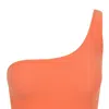 Blake Swimwear Women's Yellow / Orange Wave One Shoulder Swimsuit - Orange In Yellow/orange