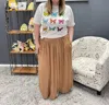 Blakeley Brenna Pleated Skirt In Brown In Brown
