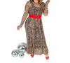 Blakeley Carmen Sheer Dress In Cheetah In Multi