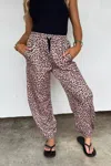 Blakeley Coco Cheetah Pants In Brown Multi In Brown