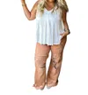 Blakeley Distressed Jeans In Camel In Brown