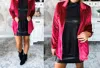Blakeley Everything We Knew Velvet Blazer In Red Wine In Red