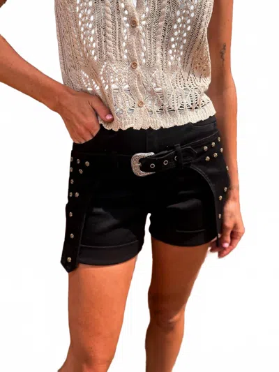 Blakeley Festival Nights Buckle Shorts In Black