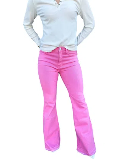 Blakeley Jayde Tummy Control Jeans In Pink