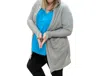 Blakeley Karsen Boyfriend Cardigan In Gray In Grey