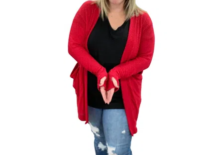 Blakeley Lola Cardigan In Red