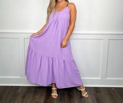 Blakeley Look In The Mirror Maxi Dress In Purple