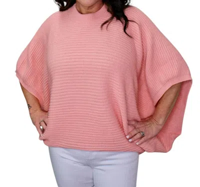 Blakeley Meg Pullover Poncho In Blush In Gold