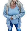 Blakeley Miley Dot Cardigan In Grey In Grey