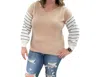 Blakeley Nora Sweater In Tan In Brown