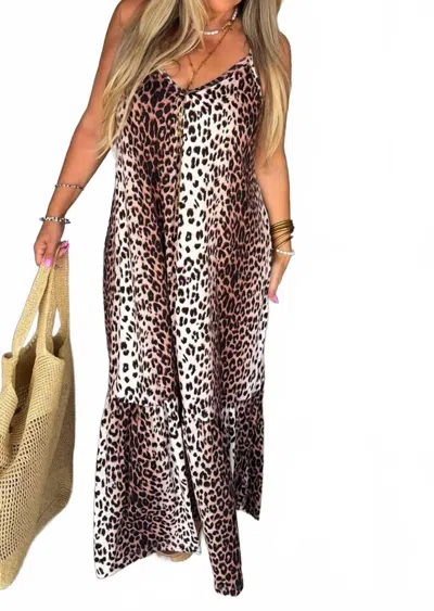 Blakeley Nova Midi Dress In Cheetah In Animal Print