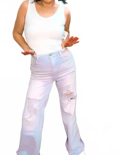 Blakeley Perfection Jeans In Pastel Violet In Multi