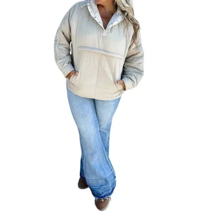 Blakeley Peyton Puffer Jacket In Beige