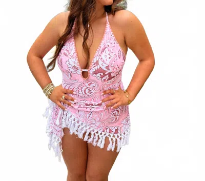 Blakeley Saltwater Cowgirl Swim Set In Pink