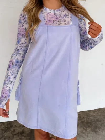 Blakeley Spring Millie Overall Dress In Purple