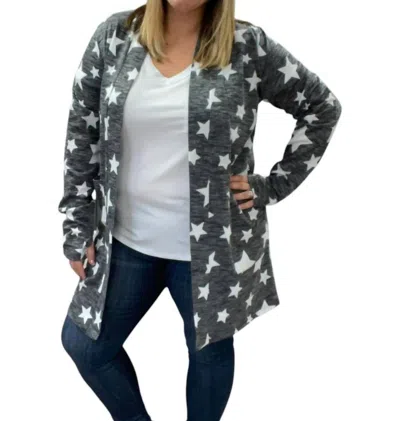 Blakeley Star Daze Cardigan In Black