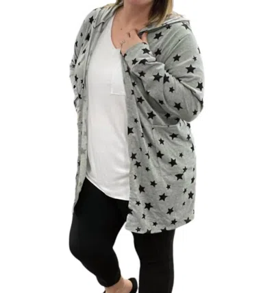 Blakeley Sydney Star Cardigan In Grey In Gray