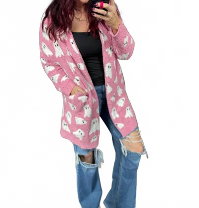 Blakeley Women's Ghost Cloud Cardigan In Pink