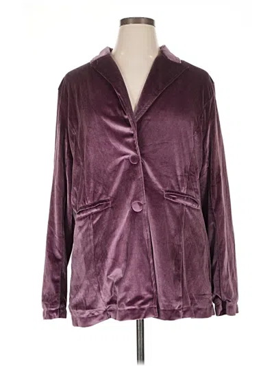 Pre-owned Blakely Blazer Jacket In Purple
