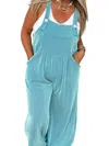 Blakely Karli Overall Jumpsuit In Teal