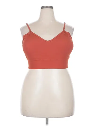Pre-owned Blakely Tank Top Orange Strapless Neckline Tops