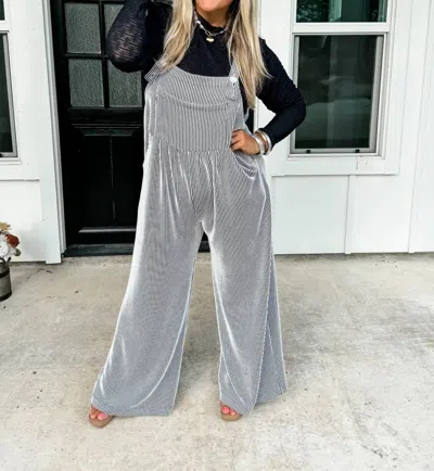 Blakely Winter Karli Boho Overalls In Black