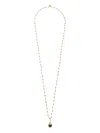 Blaklace Beaded-embellished Necklace In Gold