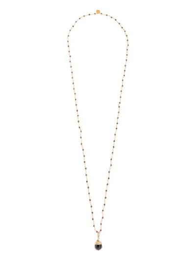 Blaklace Beaded-embellished Necklace In Gold