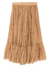 Blaklace Butterfly Skirt In Brown