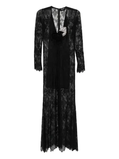 Blaklace Crystal-embellished Dress In Black