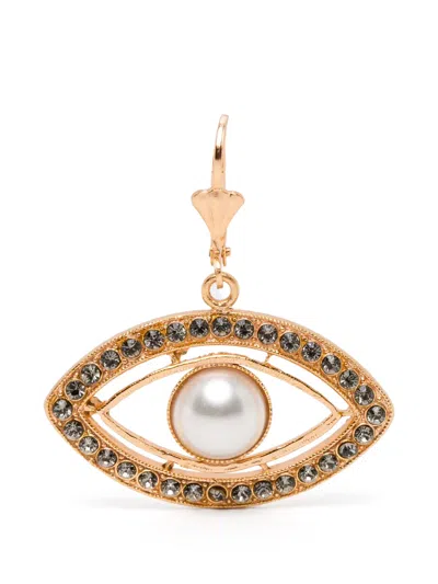 Blaklace Embellished Drop Earrings In Red