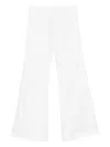Blaklace Flared Trousers In White