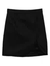 Blaklace Floral-lace Skirt In Black